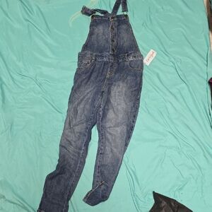 Cat & Jack Blue Denim Overalls